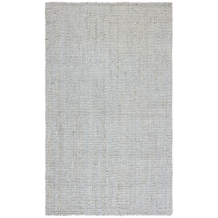 Aneicia Natural Fiber Hand Woven Jute Solid Color Rug