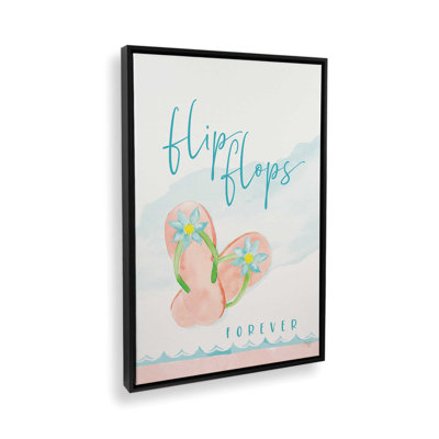 «Flip Flops Forever» par Mollie B., reproduction d'art