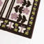 Tapis floral rayé chocolat Bianchi-129247232