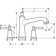 Joleena Double Handle Deck Mounted Roman Tub Faucet Trim with Diverter