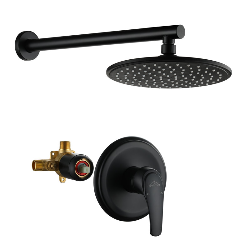 All-In-One Kit with Rough in-Valve, Black