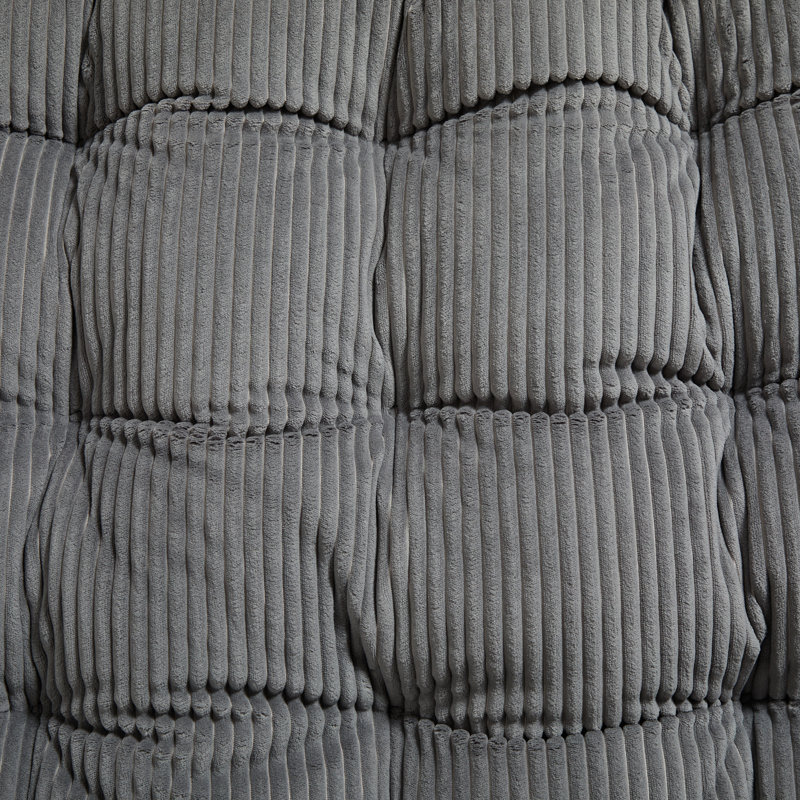 Chaise berçante d'extérieur, coussin confortable, Grey, Black