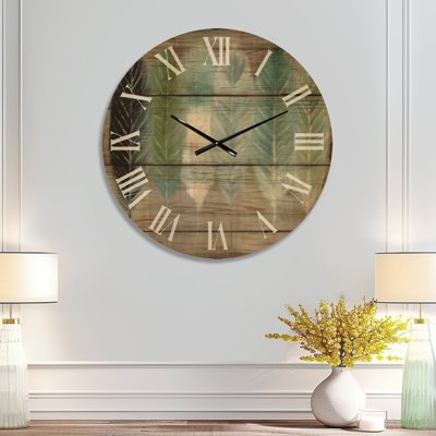 Horloge murale moderne en bois moderne