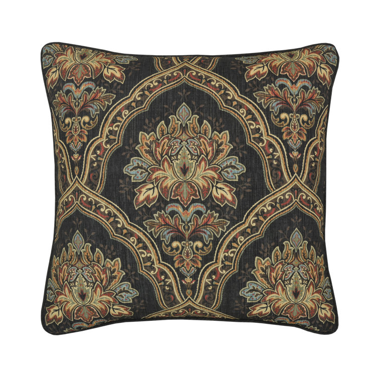 Adelynd Damask 100% Cotton Throw Pillow