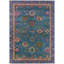 Machine Washable Indoor/Outdoor Xhevrie Teal Rug-111819180