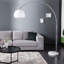 Ioanna 175cm Chrome Arched Floor Lamp