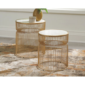 Gregers Frame End Table Set