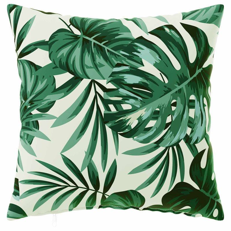 Leaf Pattern Cushion Cover