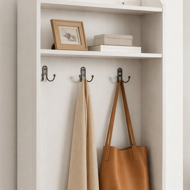 Portemanteau polyvalent avec rangement pour chaussures et portemanteau pour les entrées