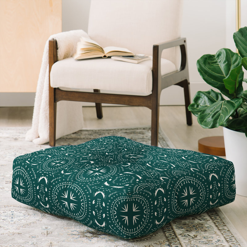 Coussin de plancher marine holli zollinger mandala tile