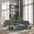Melody Grey Sectional With Pullout