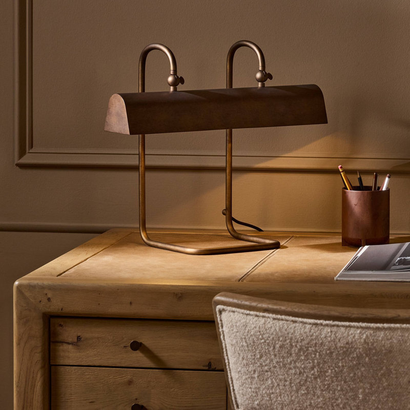 Benno Table Lamp-Burnished Brass Iron