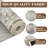 5x7 Washable Area Rug Anti Slip Low Pile Rug Vintage Distressed Flower Floor Carpet Soft Non Shedding Rug Faux Wool Rug Foldable Thin Accent Rug for Kitchen Dining Room Khaki
