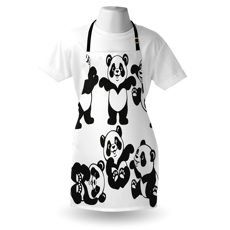 No Pattern Bib Apron