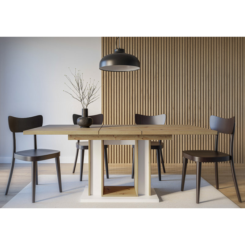 Extendable Dining Table Lorenia, White