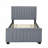 Velvet Upholstered Platform Bed with Twin Size Trundle-2116323479-2116323472