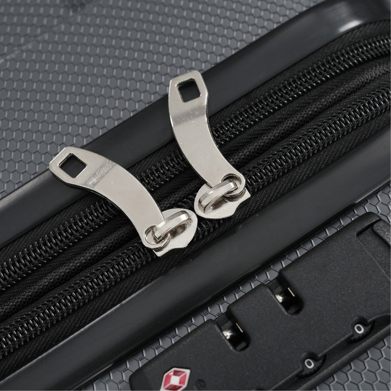 Valise de transport rigide en ABS 20 po, valise de voyage extensible durable avec roulettes pivotantes, verrou TSA, Gray