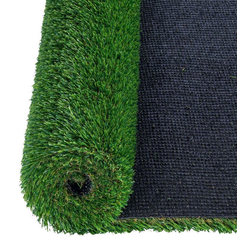 Artificial Grass Tile - 4" x 6", PE, Green, UV Resistant