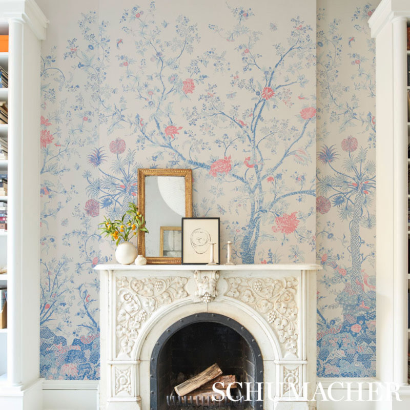 Amaltas Panel Set, Blue/Red