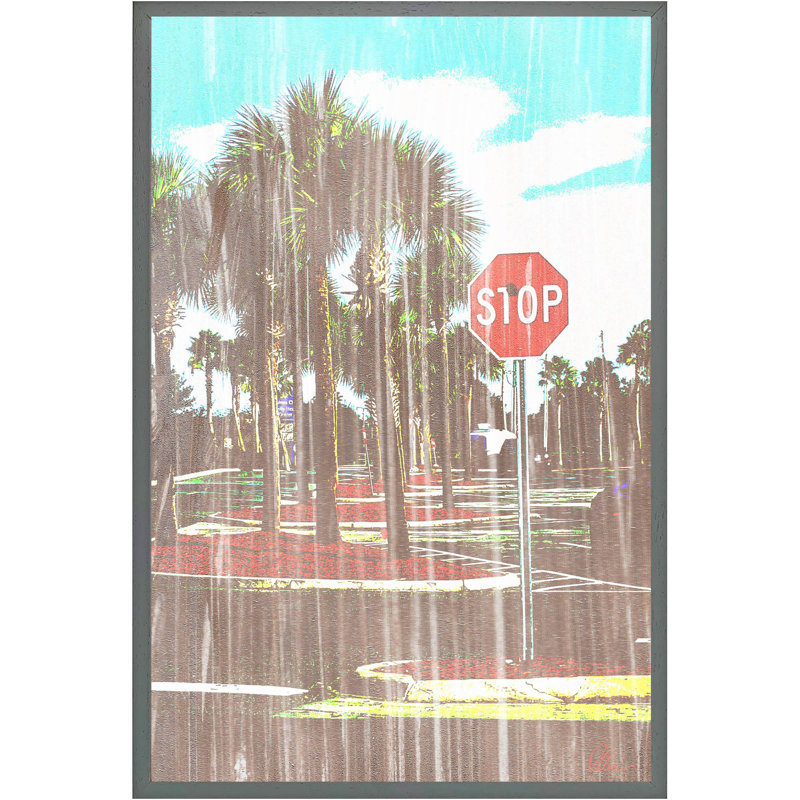 Single Picture Frame Print, 31cm H x 25cm W x 4cm D, Grey
