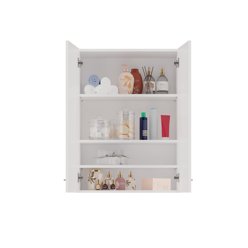Hilko Bathroom Cabinet, White