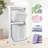 Rebrilliant 2 Tier Plastic Rolling Laundry Hamper with Wheels