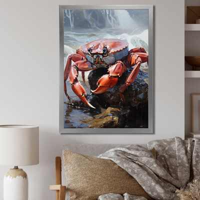 «Wystand Crab Coastal Sentry», reproduction sur toile