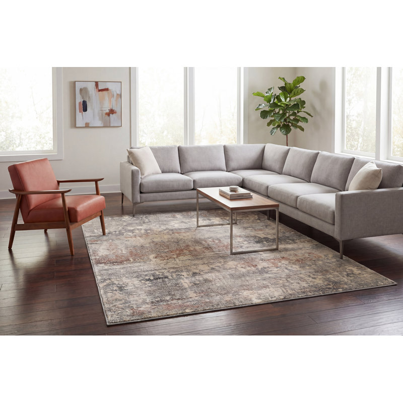 Meeks Indoor Rug, Rectangle 6'7" x 9'6"