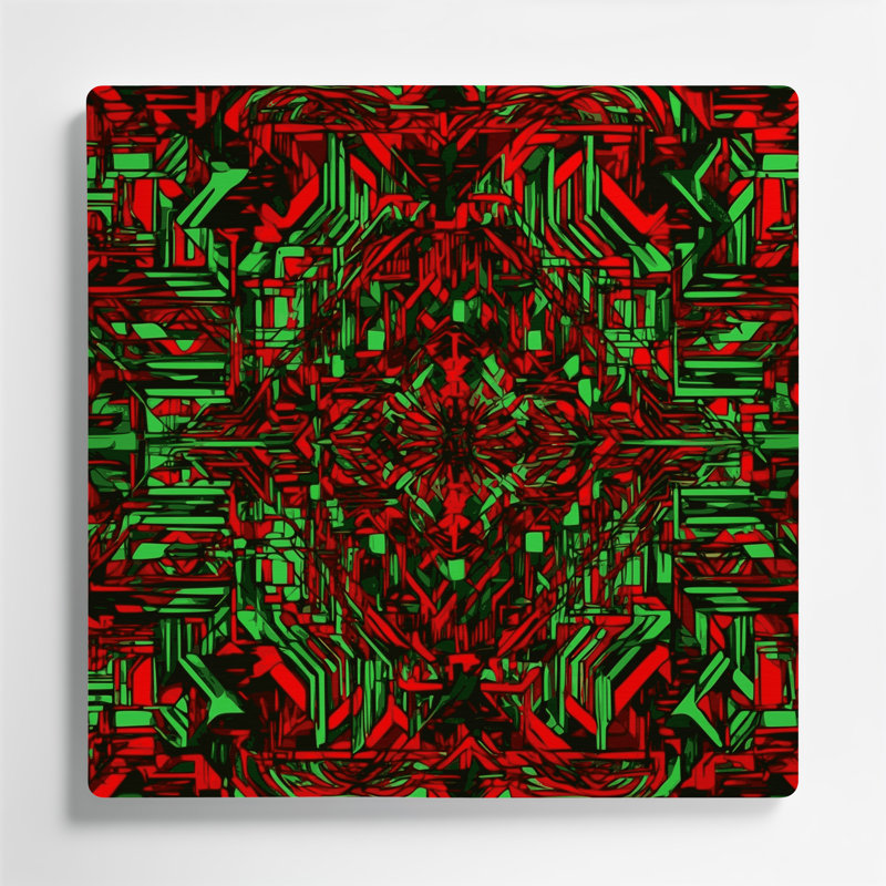 Art mural en métal brun op Op 12, H 192 po x l 192 po x P 0,05 po
