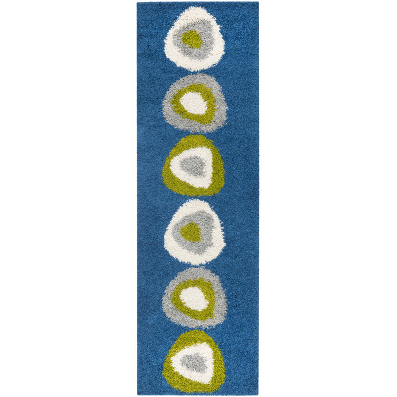 Shag Performance Geometric Rug, Runner 2'3" x 7'