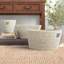 Webb Handmade Coastal Seagrass Basket With Handles - Set of 3