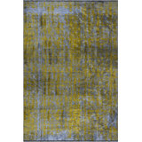 Rapture Abstract Area Rug in Gray/Yellow