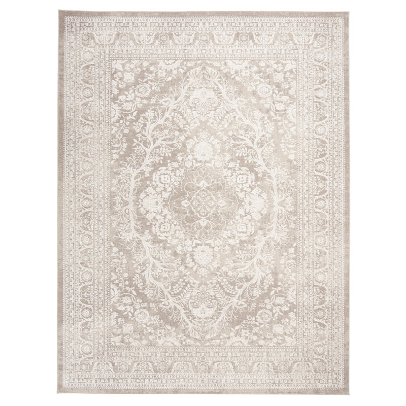 Tapis beige / crème Calidia, Rectangle 2 pi 3 po x 3 pi
