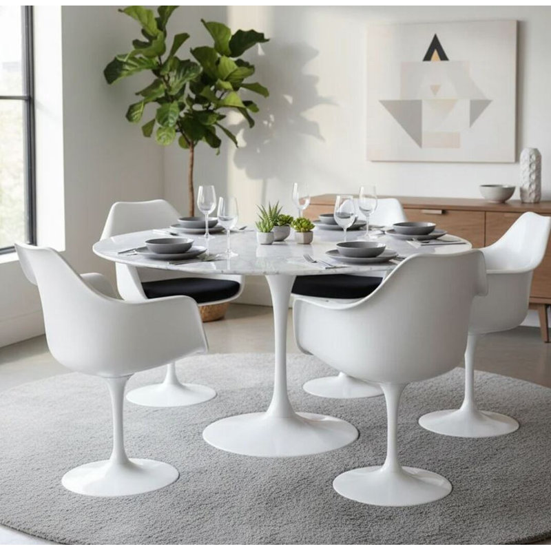 Chaise avec accoudoirs Pilut, Noir