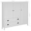 Gaudet 3 Door Solid Wood Wardrobe-113559376