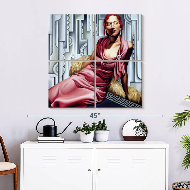 Leisha La vie en rose 2002, H 32 po x l 32 po
