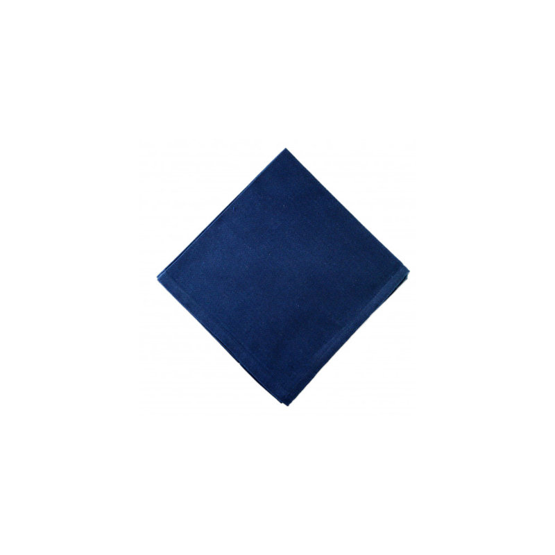 Serviette de table en coton 18 po Mariposa, Bleu marine
