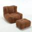 Fauteuil à billes moderne moelleux avec mousse à mémoire de forme et repose-pieds-2079980668