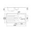 Belfry Kitchen Carrington 500mm W Double Bowl Stainless Steel Inset Kitchen Sink with 1 Faucet Hole