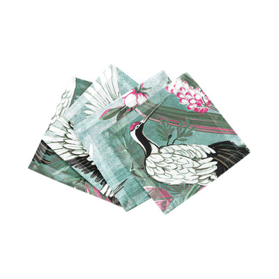 Summer Palace Cotton Sateen Cocktail Napkins