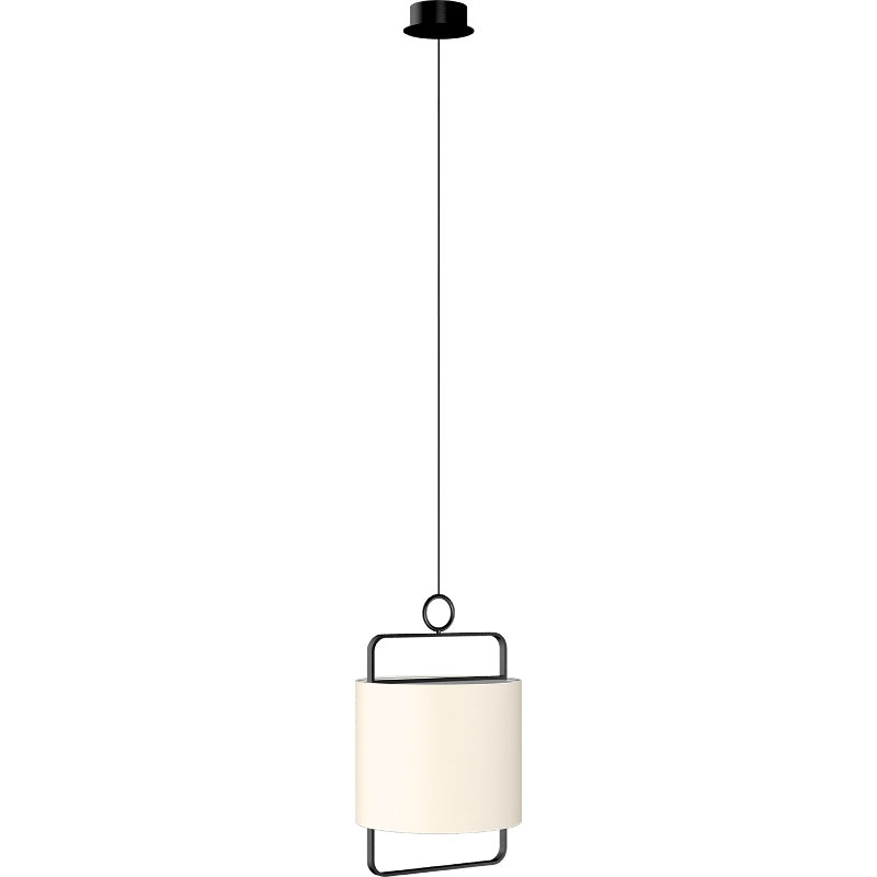 Luminaire suspendu 1 lumière DEL Cedra, H 23 po x l 20,5 po x P 19,7 po