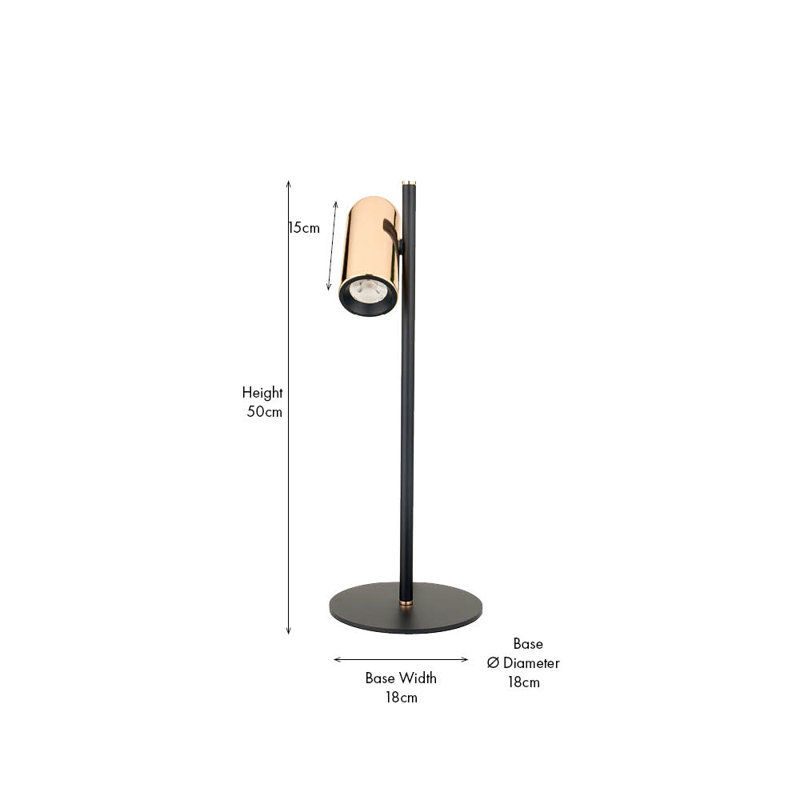 Beverlie Iron Desk Lamp