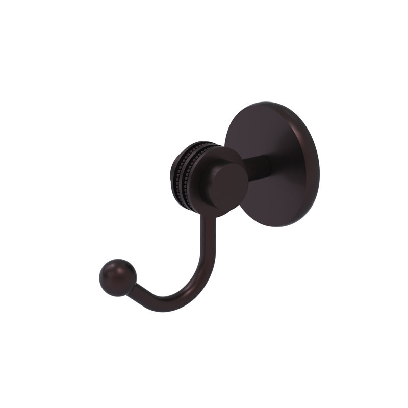Porte-peignoir mural, Bronze antique