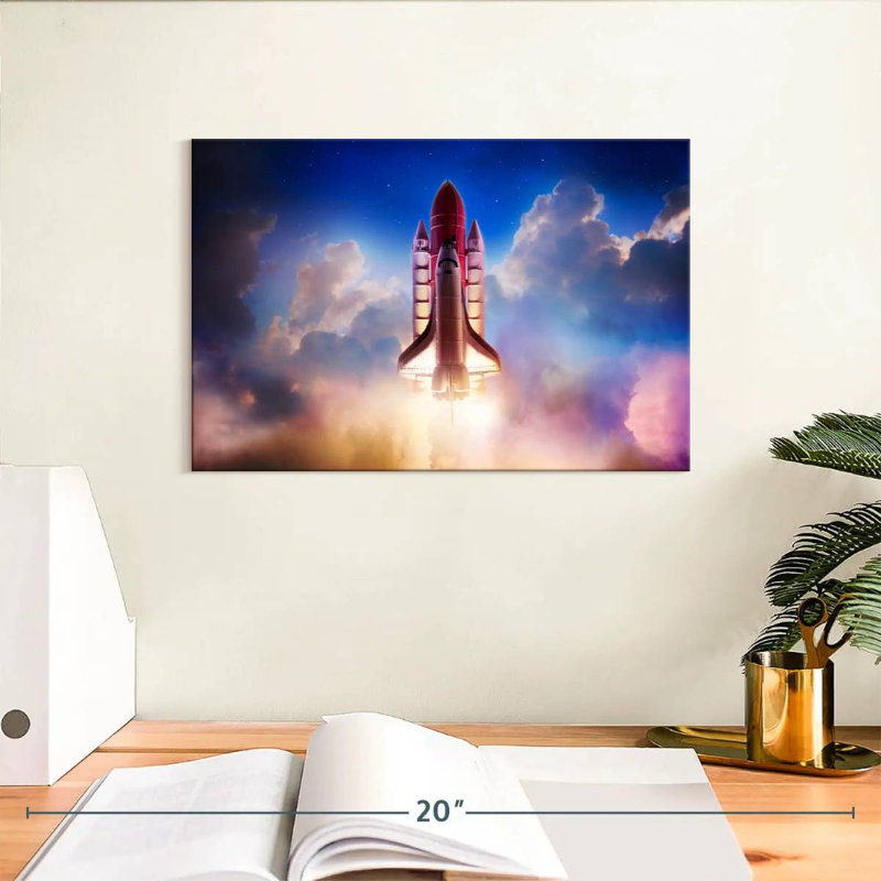 Oberle Rocket To The Sky, 8" H x 12" W