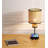 Nakuv 22.44'' Rattan and Velvet Table Lamp with USB and Outlet