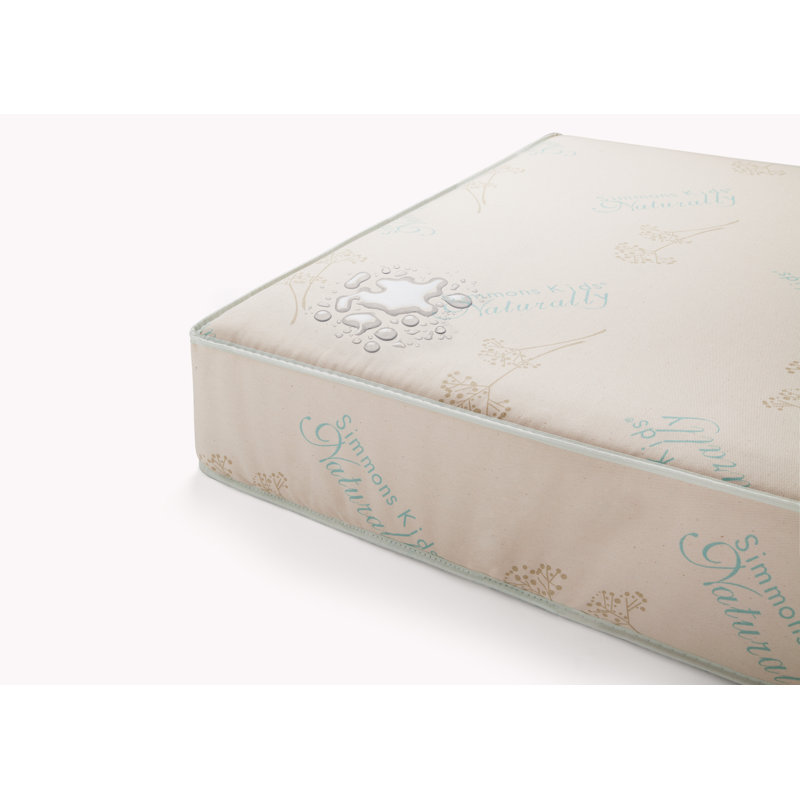 Natural Soy Foam Core Crib and Toddler Mattress with Waterproof Cover