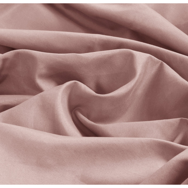 Kirke Flannel Fitted Sheet, Pink, Double (4'6)