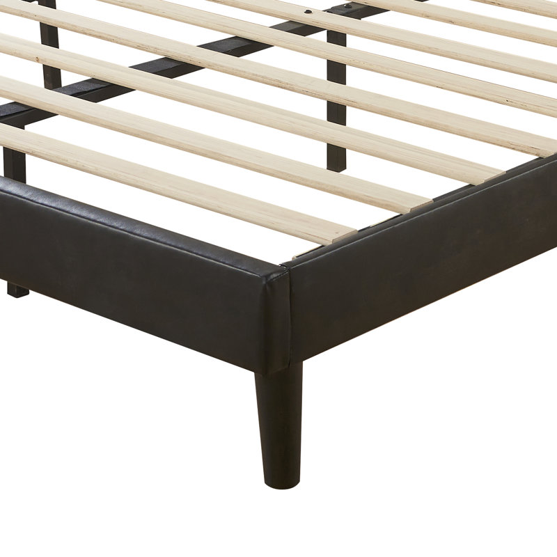 Edo Modern Upholstered Bed Frame, Queen