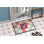 Bouclé américain 36 po x 24 po tapis d’extérieur antidérapant pour l’intérieur Coombs