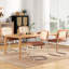 Faux Leather Upholstered  Cantilever Dining Chair with Chrome Legs-135786680